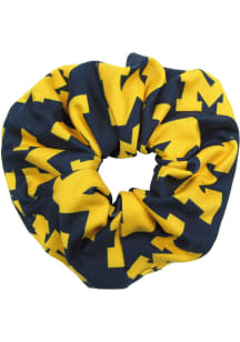 Michigan Wolverines Stacked Womens Hair Scrunchie