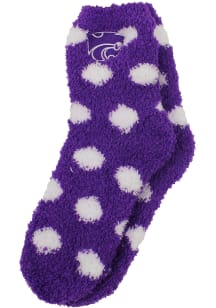 K-State Wildcats Polka Dot Youth Quarter Socks