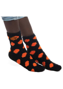 Oklahoma State Cowboys Polka Womens Quarter Socks
