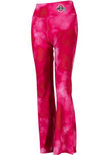 Ohio State Buckeyes Womens Red Bell Bottom Pants