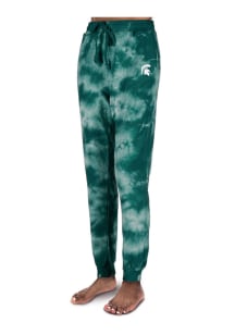Michigan State Spartans Womens Cloud Dye Green Sweatpants