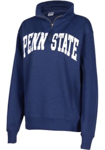 Penn State Nittany Lions Womens Navy Blue Sport Fleece Qtr Zip