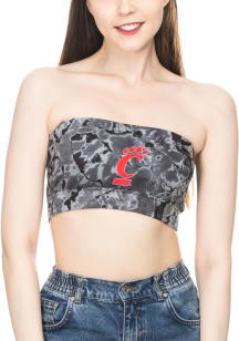 Cincinnati Bearcats Womens Black Vapor Bandeau Tank Top