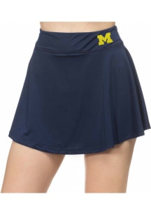 Michigan Wolverines Womens Blue Skort Skirt