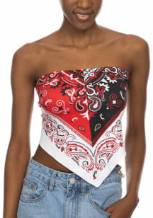 Cincinnati Bearcats Womens Red Bandana Tie Back Tank Top