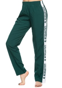 Michigan State Spartans Womens Swishy Green Sweatpants