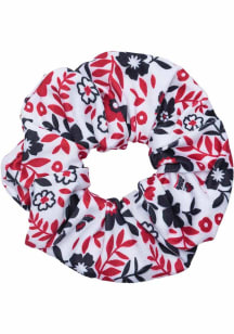 Ball State Cardinals Floral Womens Hair Scrunchie