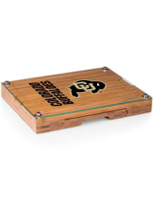 Colorado Buffaloes Concerto Tool Set and Glass Top Cheese Serving Tray