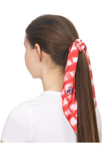 Ohio State Buckeyes Shibori Scarf Womens Hair Scrunchie