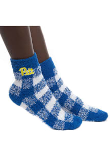 Pitt Panthers Buffalo Check Womens Quarter Socks