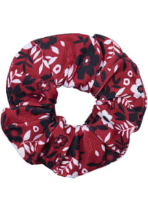 Oklahoma Sooners Floral Womens Hair Scrunchie