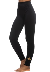 Iowa State Cyclones Womens Black Fleece Lined Pants