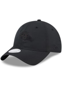 New Era Baltimore Ravens Black Functional Ponytail 9TWENTY Womens Adjustable Hat