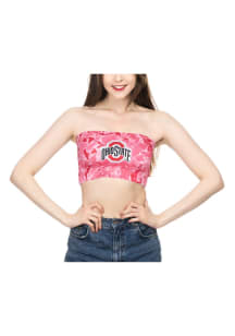 Ohio State Buckeyes Womens Red Vapor Bandeau Tank Top