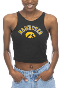 Iowa Hawkeyes Womens Black First Down Tank Top