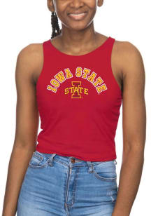 Iowa State Cyclones Womens Crimson First Down Tank Top