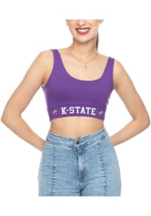K-State Wildcats Womens Purple Scoop Tank Top