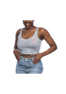 Ohio State Buckeyes Womens Grey Athletic Tank Top