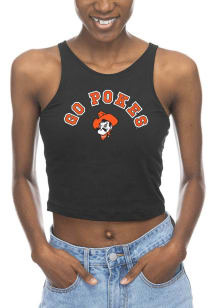Oklahoma State Cowboys Womens Black First Down Tank Top