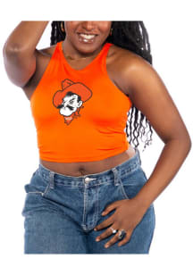 Oklahoma State Cowboys Womens Orange First Down Tank Top
