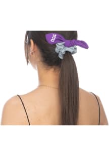 TCU Horned Frogs Colorblock Womens Hair Scrunchie