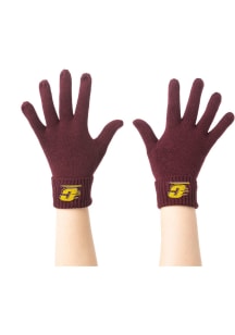 Central Michigan Chippewas Fashion Knit Womens Gloves