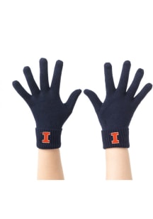 Illinois Fighting Illini Fashion Knit Womens Gloves