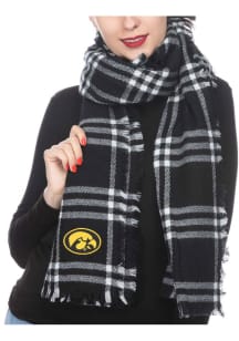 Iowa Hawkeyes Plaid Blanket Design Womens Scarf