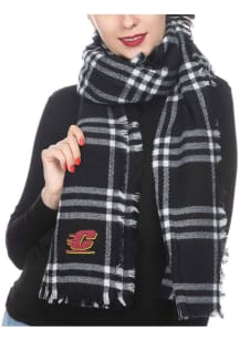 Central Michigan Chippewas Plaid Blanket Womens Scarf