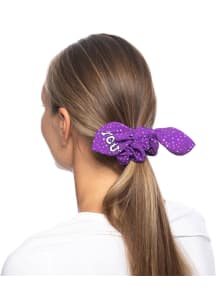 TCU Horned Frogs Speckle Womens Hair Scrunchie
