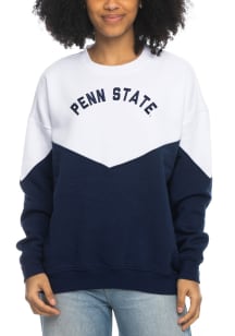 Penn State Nittany Lions Womens Navy Blue Bestie Crew Sweatshirt