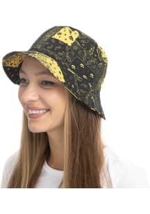 Iowa Hawkeyes Black Paisley Patchwork Mens Bucket Hat