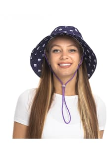 K-State Wildcats Purple Mini Logo Floppy Mens Bucket Hat