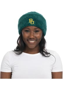 Baylor Bears Green Sherpa Womens Knit Hat