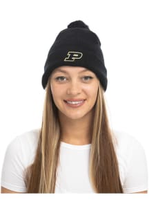 Purdue Boilermakers Black Fashion Knit Womens Knit Hat