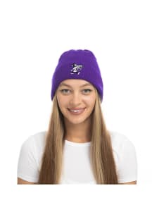 K-State Wildcats Purple Fashion Knit Design Womens Knit Hat