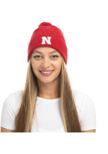Nebraska Cornhuskers Red Fashion Knit Womens Knit Hat