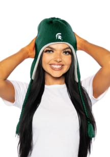 Michigan State Spartans Green Fashion Knit Womens Knit Hat