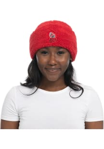 Ball State Cardinals Red Sherpa Womens Knit Hat