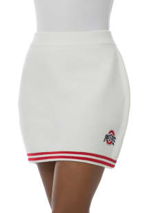 Ohio State Buckeyes Womens White Victory Skirt