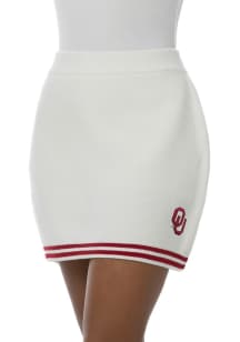 Oklahoma Sooners Womens White Victory Skirt