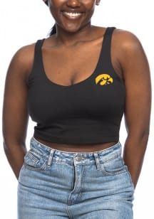 Iowa Hawkeyes Womens Black Athletic Tank Top