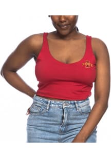 Iowa State Cyclones Womens Crimson Athletic Tank Top