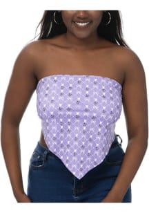 K-State Wildcats Womens Lavender Tie Back Tank Top