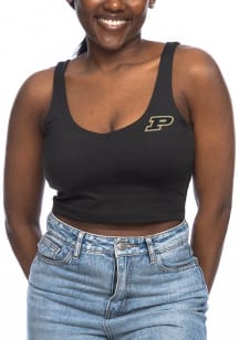 Purdue Boilermakers Womens Black Athletic Tank Top
