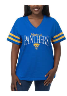 Pitt Panthers Womens Subtle Fashion Football Jersey - Blue
