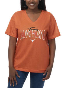 Texas Longhorns Womens Subtle Fashion Football Jersey - Burnt Orange