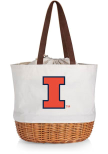 Illinois Fighting Illini Beige Coronado Basket Tote