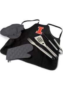 Illinois Fighting Illini Pro Grill BBQ Apron Set
