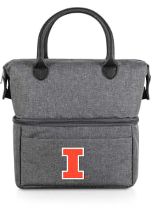 Illinois Fighting Illini Grey Urban Two Tiered Tote